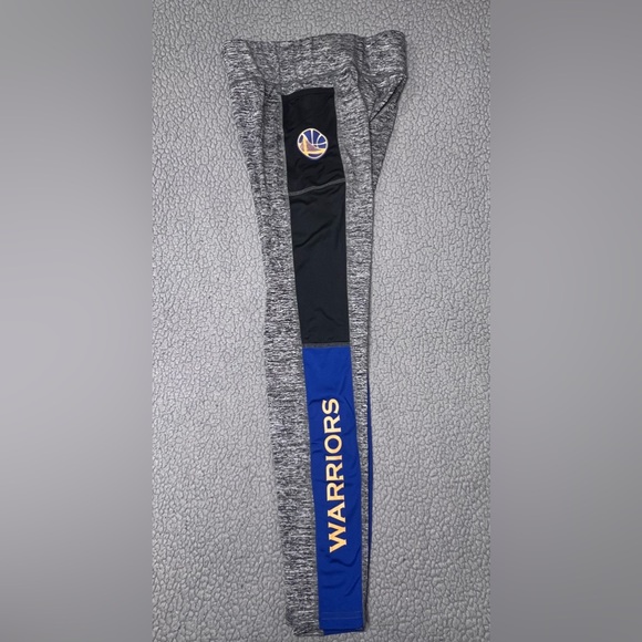 NBA Golden State Warriors Leggings Gray, Black And Blue Womens Size Medium - Picture 10 of 10